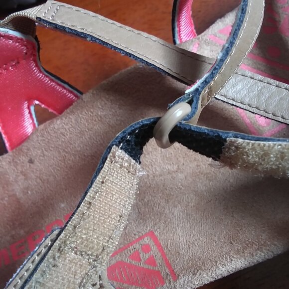Merrell Women's Sandspur Rose Sandals Leather tan Shoes Size 8 Strappy - Picture 6 of 11